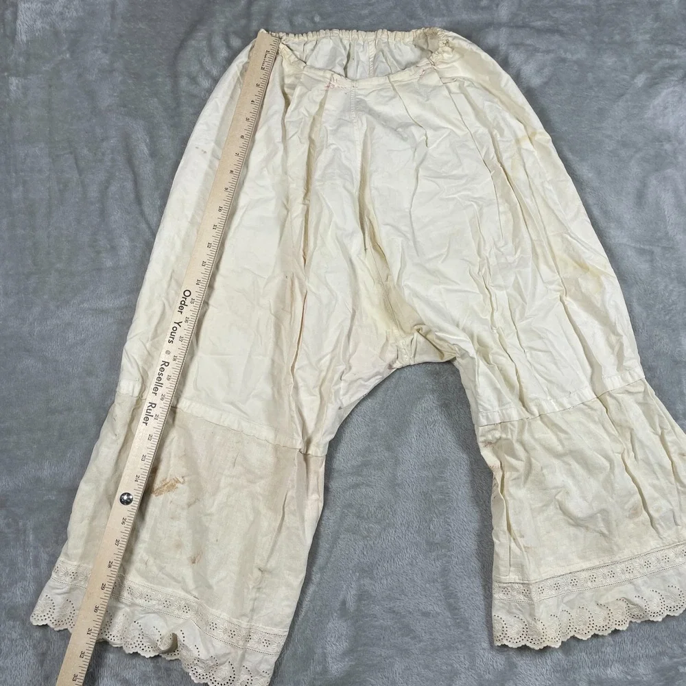 Vintage Raggedy Ann Mask Pantaloons Pants Halloween Scary Horror 1970s Handmade
